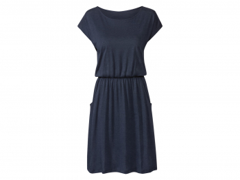 Плаття на резинці з кишенями для жінки Esmara 371627 36 / S темно-синій  82014