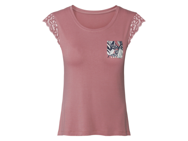 Піжама (футболка і шорти) для жінки Esmara 409171 40 / L рожевий  78955