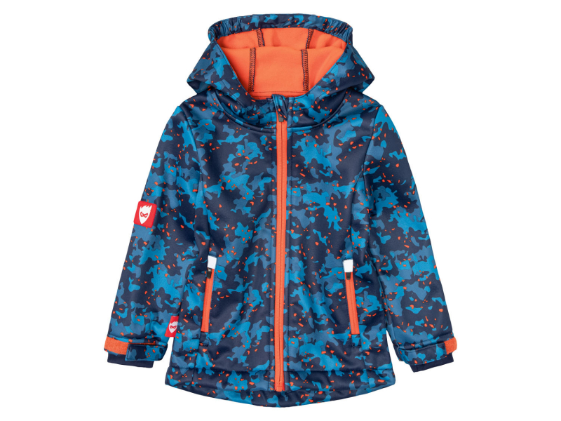 Куртка Softshell водовідштовхувальна та вітрозахисна для хлопчика Lupilu 375430 110-116 см (4-6 years) Різнобарвний  85421