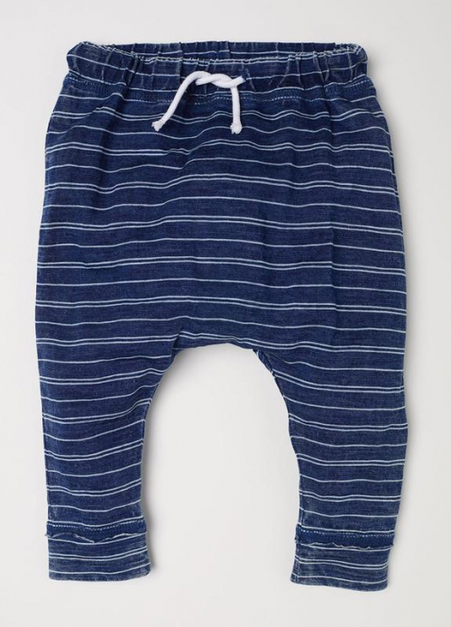 Спортивні штани  для хлопчика H&amp;M BDO58179 068 см (3-6 months) синій 58179