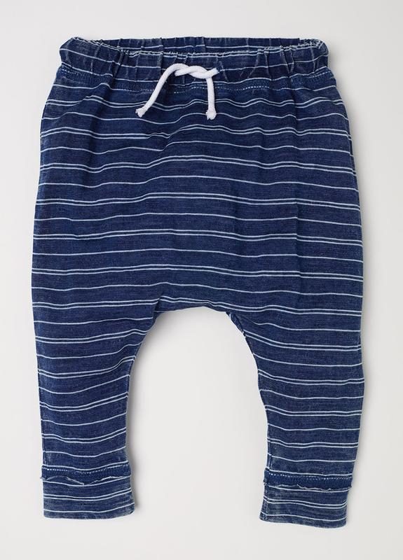 Спортивні штани  для хлопчика H&amp;M BDO58179 068 см (3-6 months) синій 58179