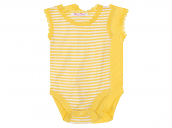 Боді 062-68 см (2-6 months)   ажурні набір 2 шт. для дівчинки Lupilu 370944 жовтий 86821