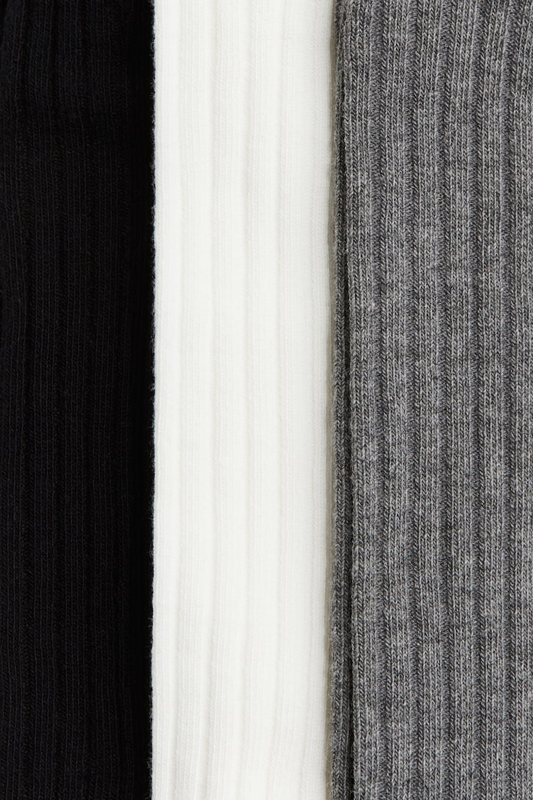 Лосини 110-116 см (4-6 years)   бавовняні в рубчик для дівчинки H&amp;M 1018168-002 чорний 91410
