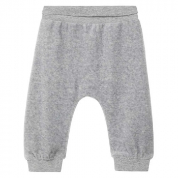 Спортивні штани велюрові для хлопчика Name It 88216512 062 см (2-3 months) сірий  89603
