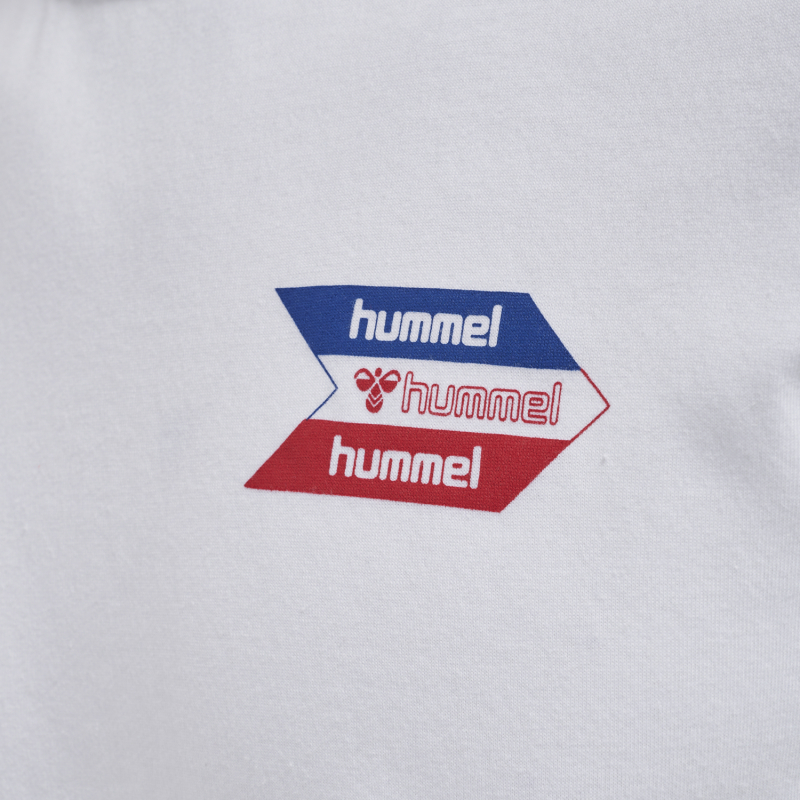 Футболка з логотипом для чоловіка Hummel 214311 34 / XS білий  75348