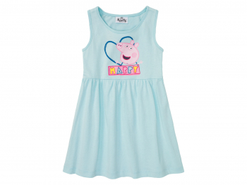 Плаття бавовняне для дівчинки Disney 381970 122-128 см (6-8 years) блакитний  81549