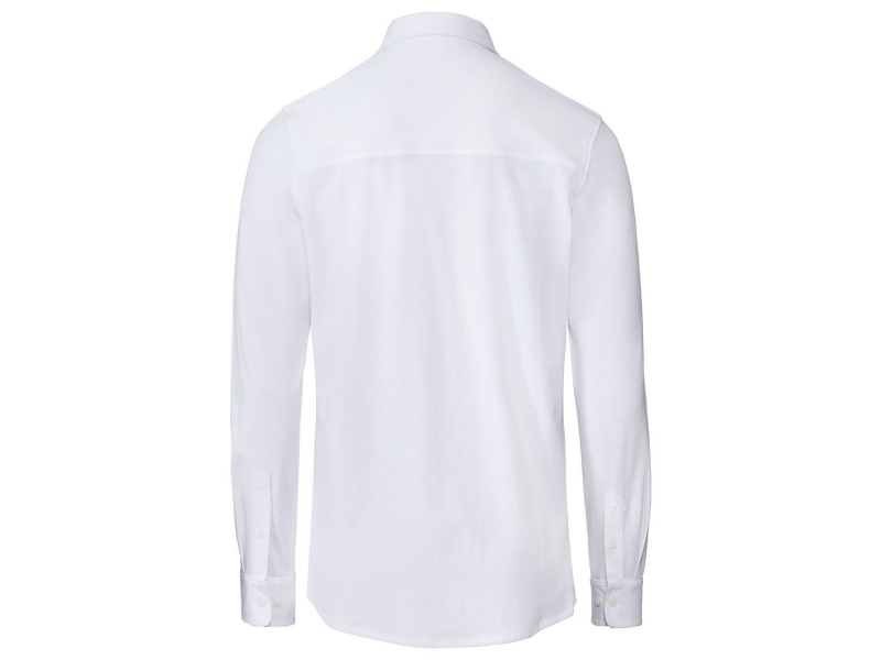 Рубашка поло з бавовняного піке для чоловіка Livergy 318800 42 / XL білий  77551