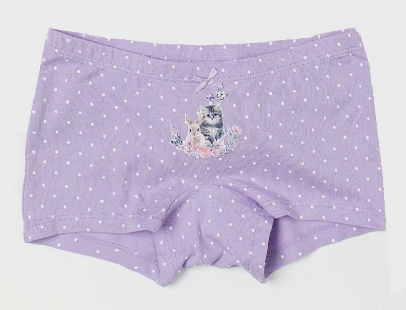 Трусики  для дівчинки H&amp;M 0688916028 134-140 см (8-10 years) фіолетовий 63366