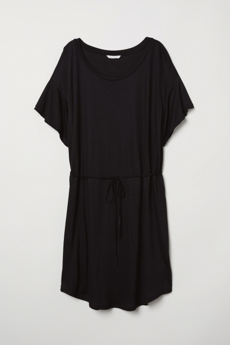 Плаття з віскозою для жінки H&M 0667534-004 36 / S чорний 82447 Плаття з віскозою для жінки H&M 0667534-004 36 / S чорний 82447
