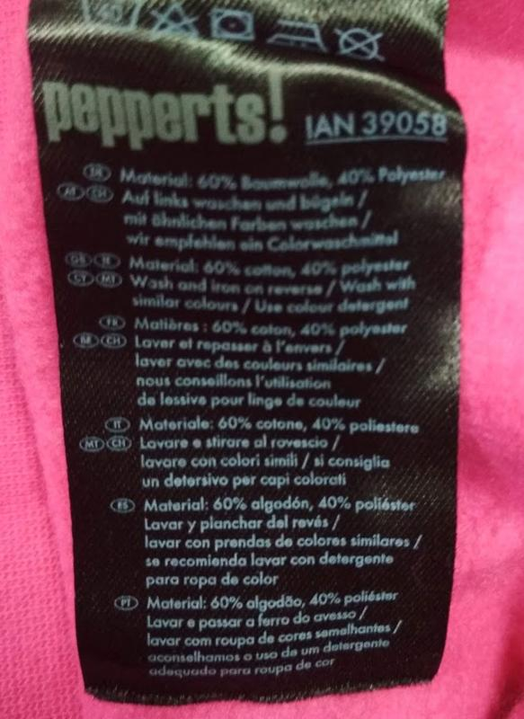 Толстовка  для дівчинки Pepperts 39058 134-140 см (8-10 years) рожевий 56291