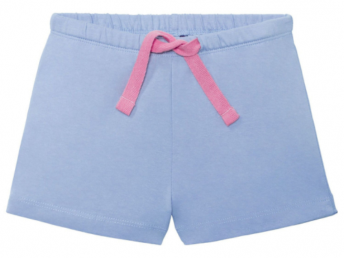 Шорти 086-92 см (12-24 months) бавовняні трикотажні для дівчинки Lupilu 348810 блакитний 67549 Шорти 086-92 см (12-24 months) бавовняні трикотажні для дівчинки Lupilu 348810 блакитний 67549