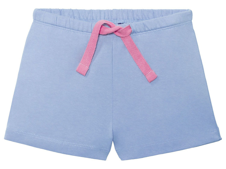 Шорти 086-92 см (12-24 months)   бавовняні трикотажні для дівчинки Lupilu 348810 блакитний 67549