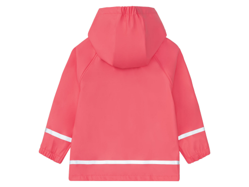 Куртка-дощовик 086-92 см (12-24 months)   водовідштовхувальна та вітрозахисна для дівчинки Lupilu 370671 кораловий 72733