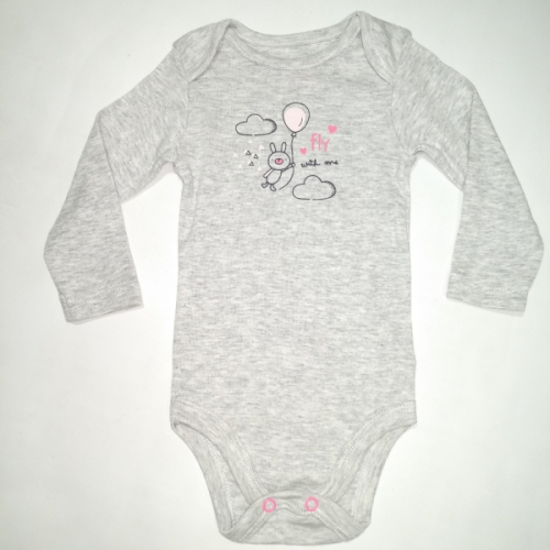 Бодік  для дівчинки Cool Club BDO57611 062 см (2-3 months) сірий 57611
