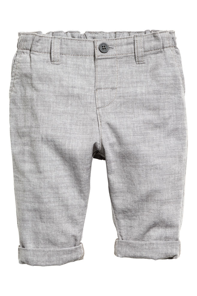 Штани  для хлопчика H&amp;M 0474148001 086 см (12-18 months) сірий 58990