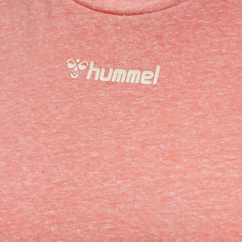 Футболка з логотипом для жінки Hummel 211278 40 / L кораловий  75333