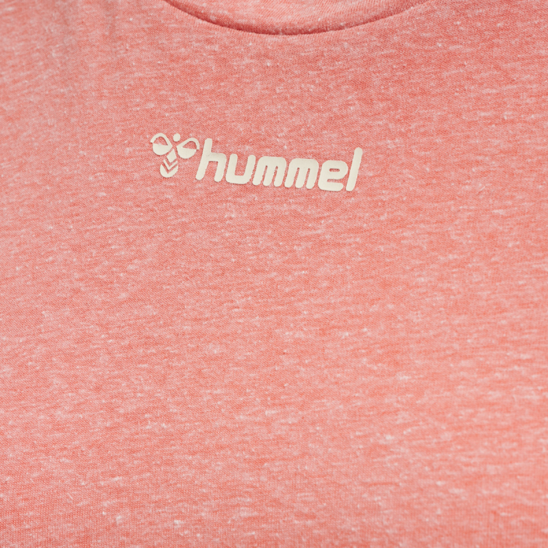 Футболка з логотипом для жінки Hummel 211278 34 / XS кораловий  75331
