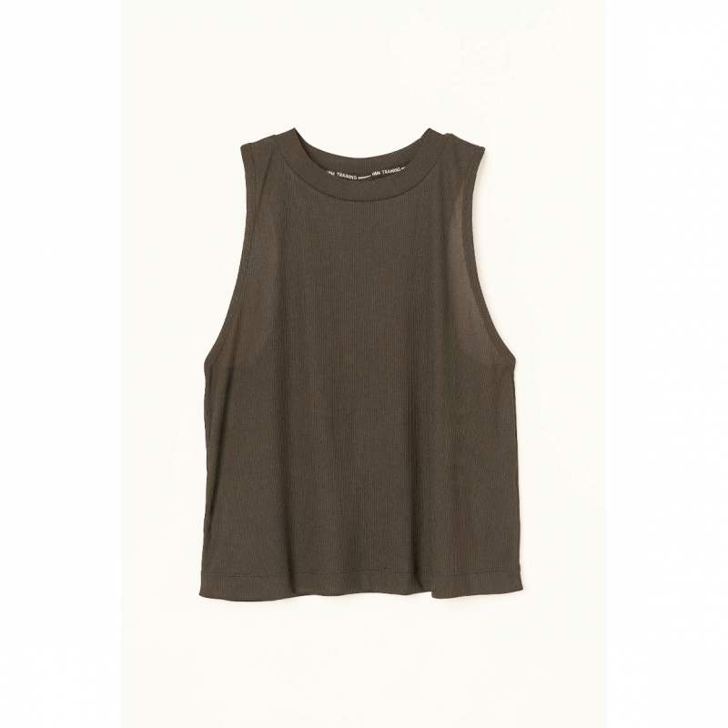 Спортивна майка укорочена для жінки H&amp;M 0868405-2 34 / XS коричневий  82466