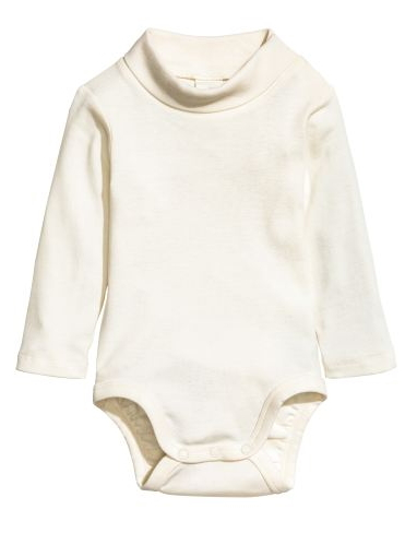 Бодік  для дівчинки H&amp;M 0189383013 068 см (3-6 months) бежевий 65993