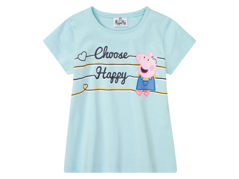 Футболка (звич.) набір 2 шт. бавовняні для дівчинки Peppa Pig 381966-2 098-104 см (2-4 years) Різнобарвний  90161
