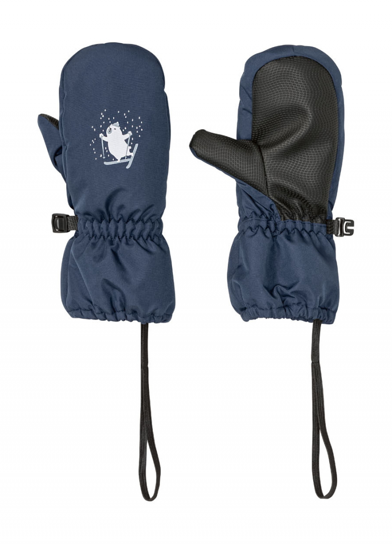 Рукавиці водонепроникні на мікрофлісі для хлопчика Lupilu 393114-х розмір перчаток 4 (4-6 years, 110-116 см) темно-синій  76915