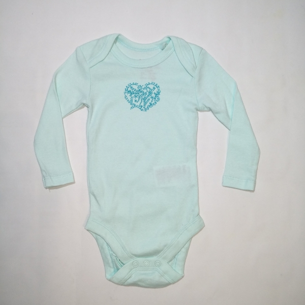 Бодік  для дівчинки Lupilu BDO58241 062 см (2-3 months) бірюза 58241