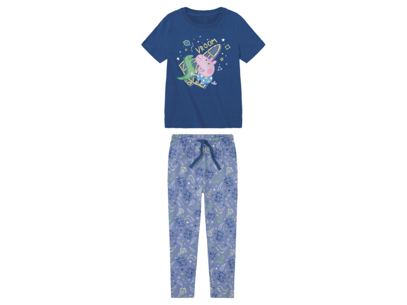 Піжама 098-104 см (2-4 years)   (футболка і штани) для хлопчика Peppa Pig 417651 синій 89560