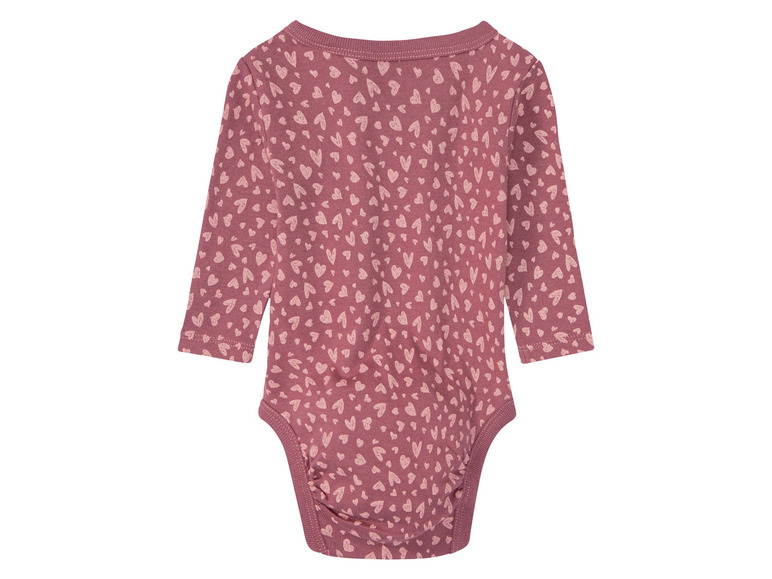 Боді 062-68 см (2-6 months)   бавовняна набір 2 шт. для дівчинки Lupilu 381781 рожевий 90493