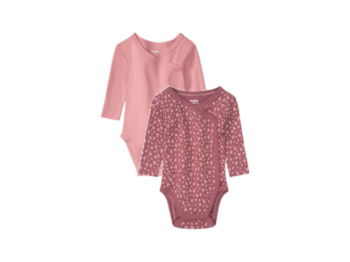 Боді 062-68 см (2-6 months) бавовняна набір 2 шт. для дівчинки Lupilu 381781 рожевий 90493 Боді 062-68 см (2-6 months) бавовняна набір 2 шт. для дівчинки Lupilu 381781 рожевий 90493