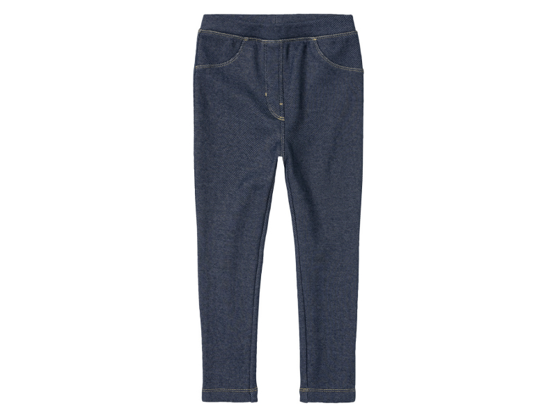 Джегінси 098-104 см (2-4 years)  Skinny на флісі для дівчинки Lupilu 426682 темно-синій 88310