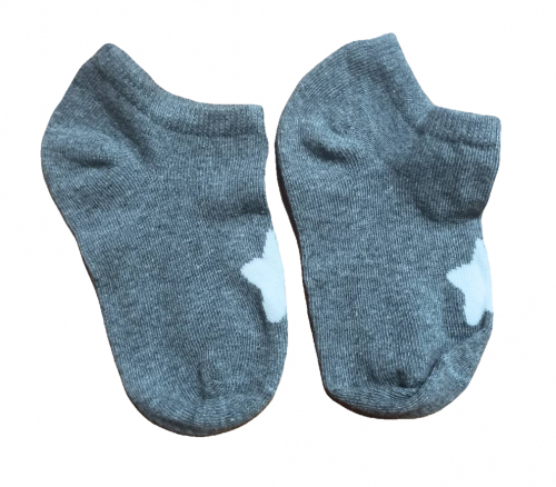Шкарпетки короткі для хлопчика H&amp;M BDO44365-2 розмір взуття 19-21 (1-2 years) сірий 67092