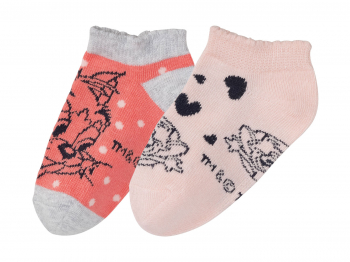 Шкарпетки 19-22   2 пари для дівчинки Disney 371678 рожевий 73522