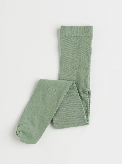 Колготки 110-116 см (4-6 years) бавовняні для дівчинки H&M 0293433-055 хакі 85376 Колготки 110-116 см (4-6 years) бавовняні для дівчинки H&M 0293433-055 хакі 85376