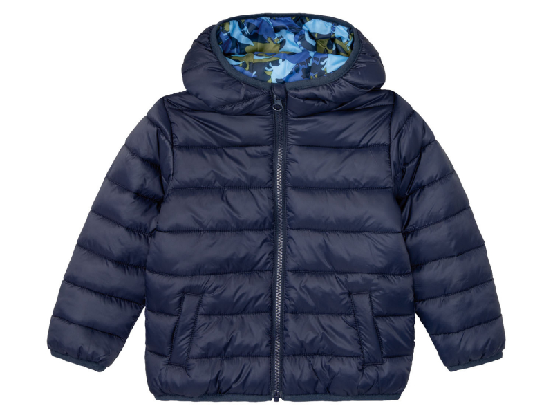 Куртка демісезонна з капюшоном для хлопчика Lupilu 378049 098 см (2-3 years) темно-синій  86395