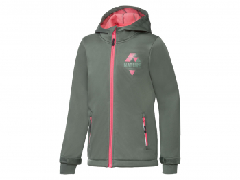 Вітровка 146-152 см (10-12 years)   Softshell / Софтшелл для дівчинки Crivit 358145 хакі 75797