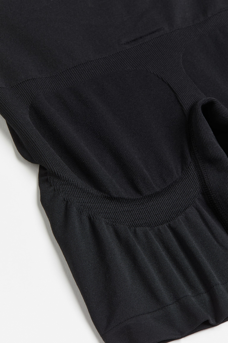 Шорти стягувальні S   безшовні для жінки H&amp;M 1178251-001 чорний 87366