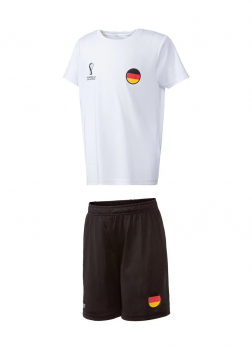 Футбольна форма з швидковисихаючої тканини для хлопчика Lidl 421083 134-140 см (8-10 years) чорно-білий  75555