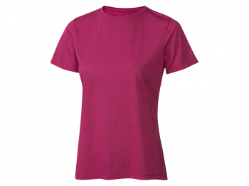 Спортивна футболка з швидковисихаючої тканини для жінки Crivit 381622 40 / L малиновий  77330