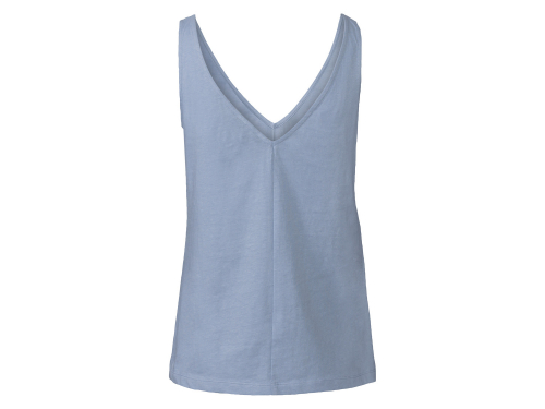 Топ (звич.) із суміші льону та віскози для жінки Esmara 418192 34 / XS блакитний 88782 Топ (звич.) із суміші льону та віскози для жінки Esmara 418192 34 / XS блакитний 88782