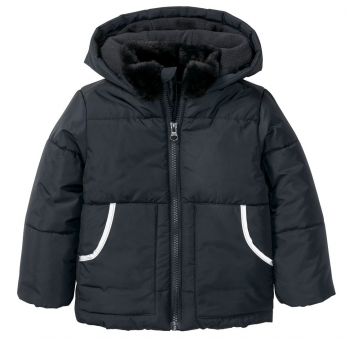 Куртка демісезонна 098 см (2-3 years)   утеплена на флісовій підкладці для дівчинки Lupilu 324230 темно-синій 73934