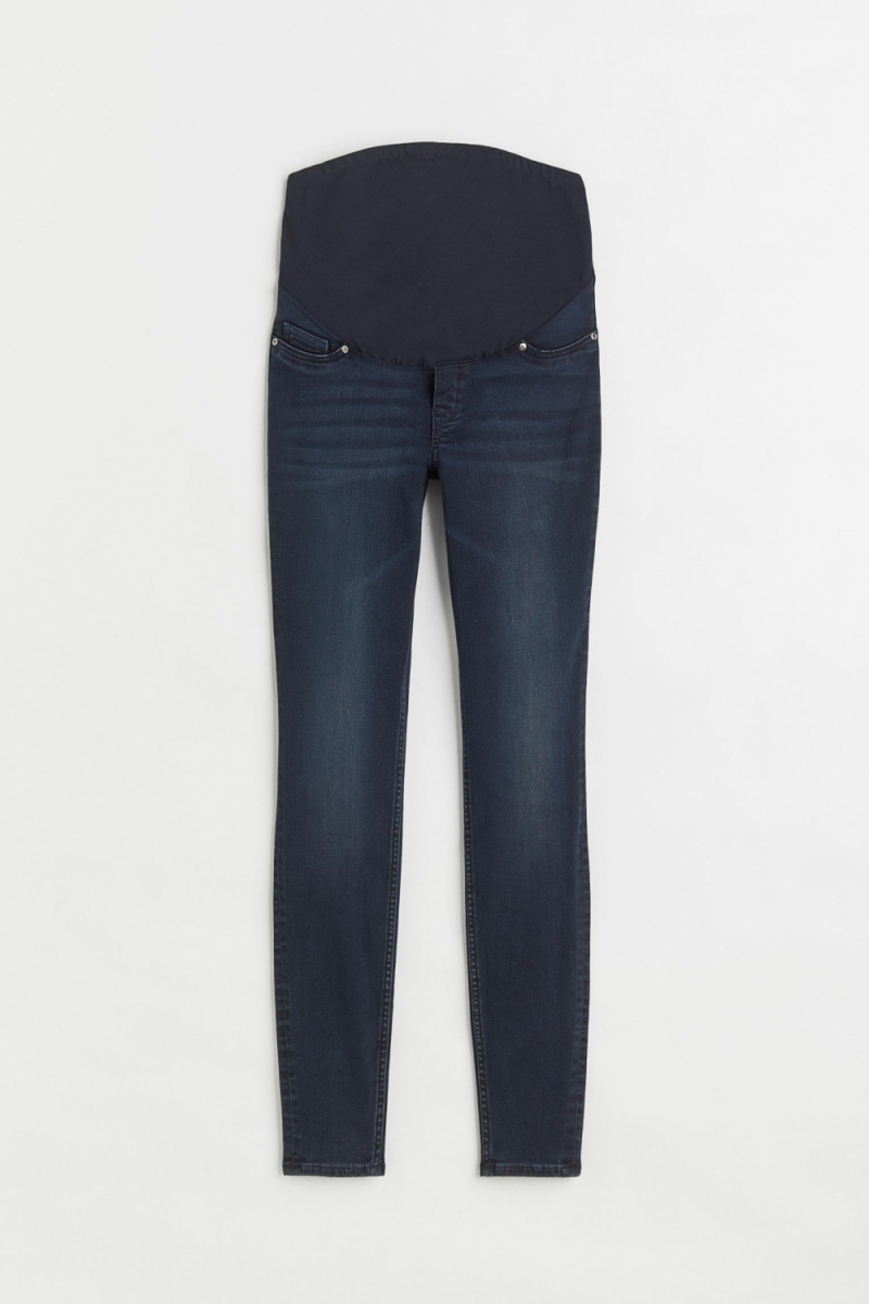 Джинси для вагітних для жінки H&amp;M 0946613-001 34 / XS темно-синій  85870