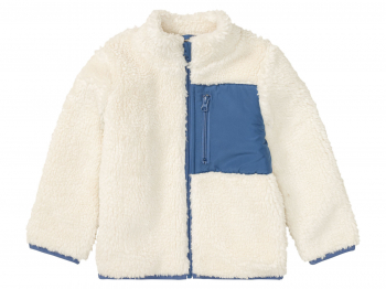 Куртка демісезонна 110-116 см (4-6 years)   зі штучної овчини для хлопчика Lupilu 414179 білий 82786