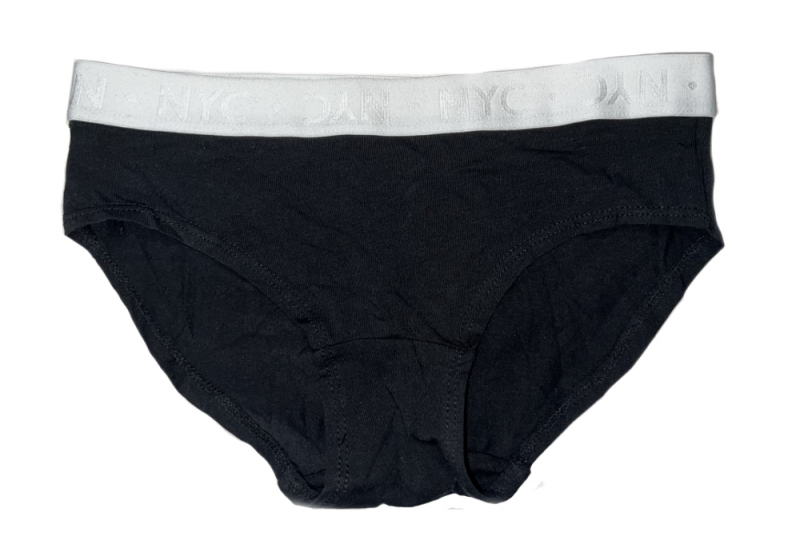 Трусики 134-140 см (8-10 years)   хіпстери для дівчинки H&amp;M 0805205-4 чорний 90771