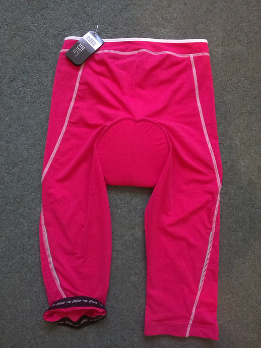 Велошорти капрі-бриджі з памперсом для жінки Crivit 104335 38 / M рожевий  81478
