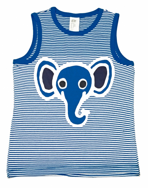 Майка  для хлопчика H&amp;M 0220454 092 см (18-24 months) синій 61855