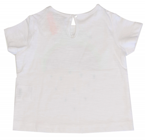 футболка  для дівчинки Fagottino BDO44672 068 см (3-6 months) білий 44672