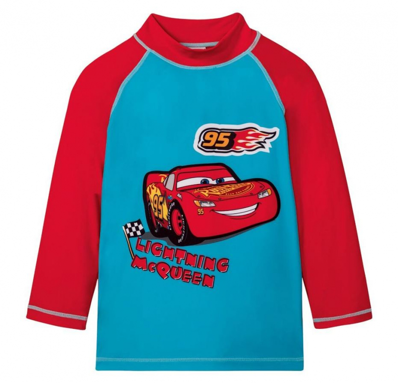 Футболка-лонгслів для купання  для хлопчика Disney 334318 122-128 см (6-8 years) червоний 64970