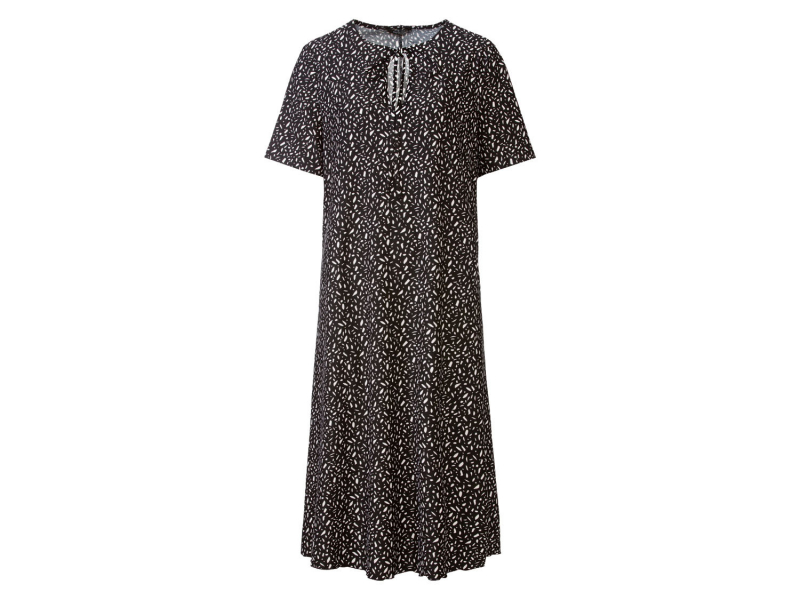 Сукня (плаття) XL   з візерунком для жінки Esmara 369302 чорний 89645