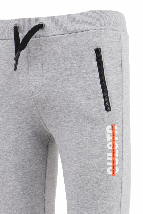 Спортивні штани 140 см (9-10 years)  Regular Fit з начосом для хлопчика s.Oliver 419240 сірий 91085