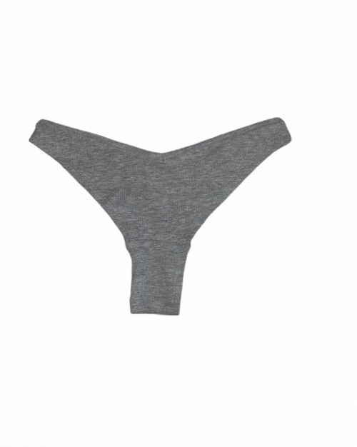 Трусики-бразиліана в рубчик для жінки H&amp;M 1025994-5 34 / XS сірий  87041